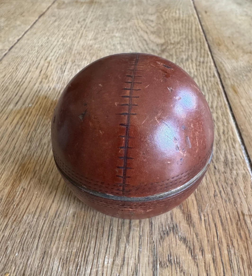 Antique Inkwell as cricket ball C1890 - 1900