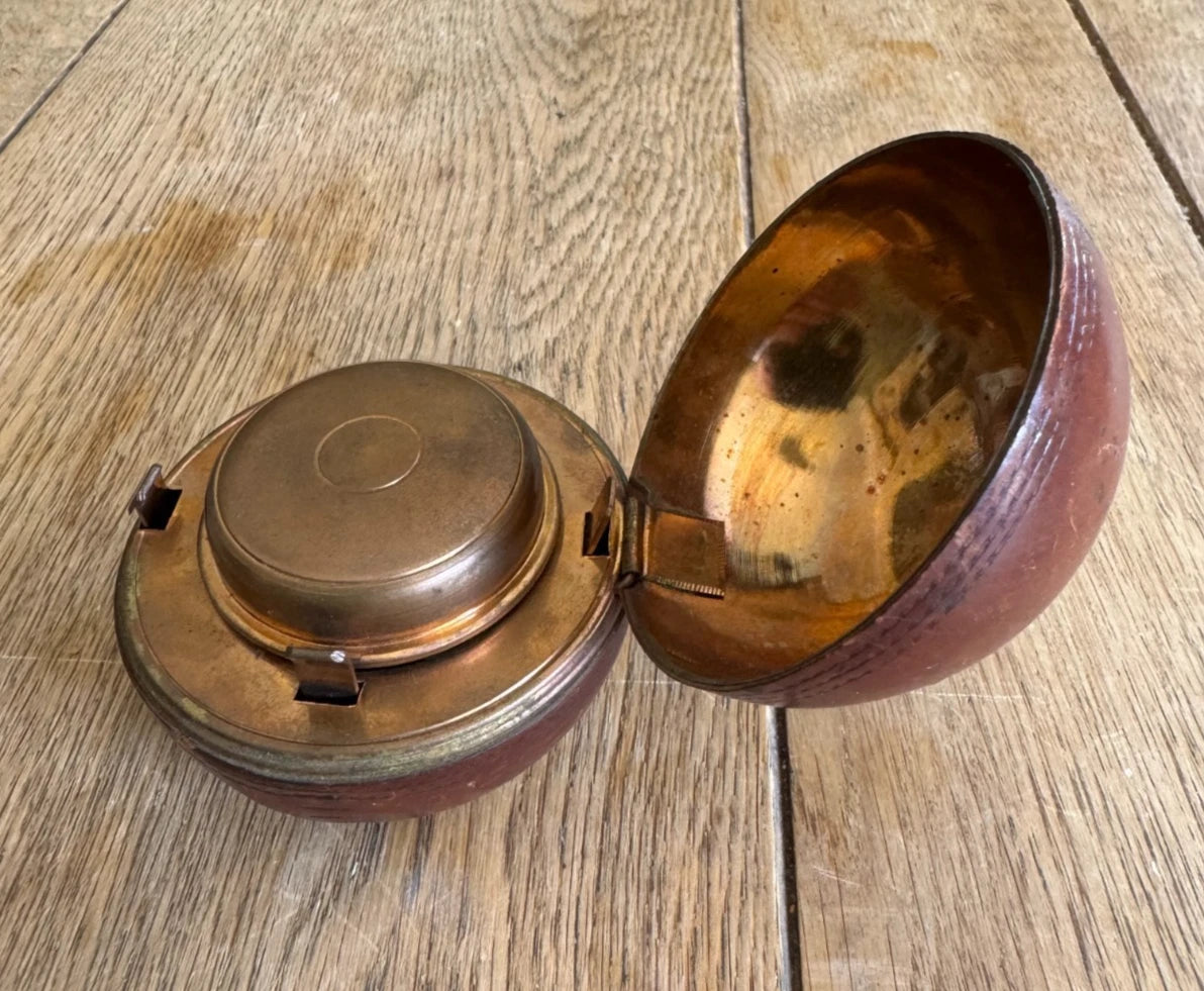 Antique Inkwell as cricket ball C1890 - 1900