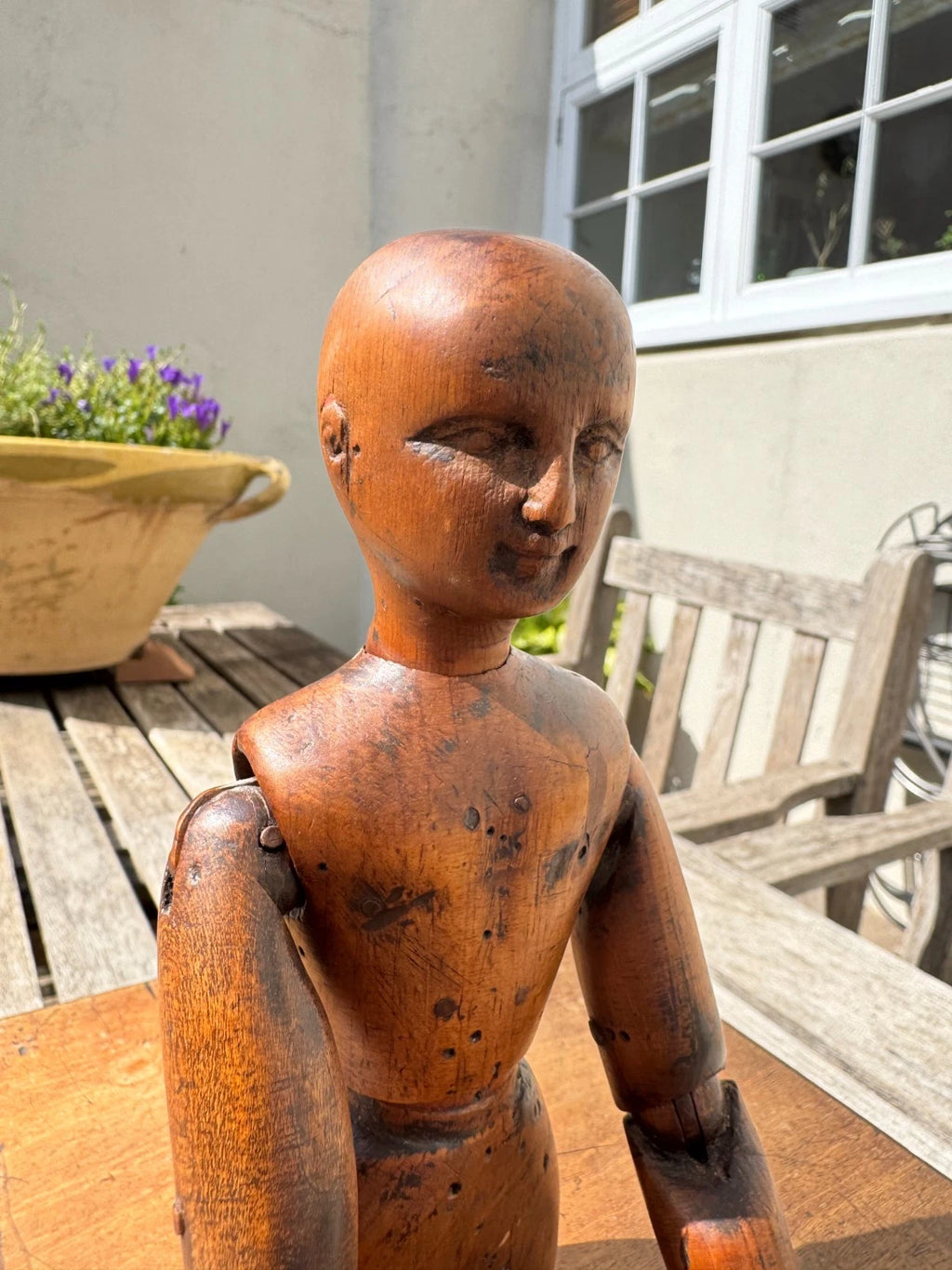 Early 19th Century fruitwood Artist's Mannequin