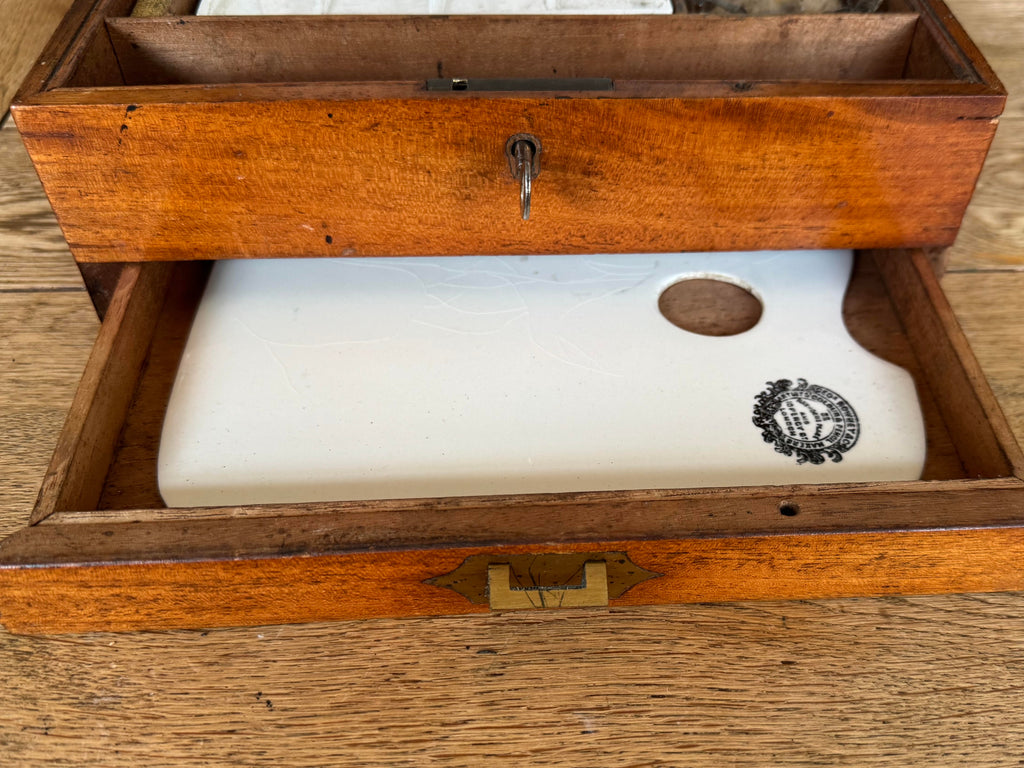 George Rowney Antique watercolour box C1890